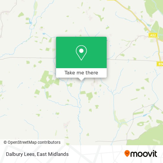 Dalbury Lees map