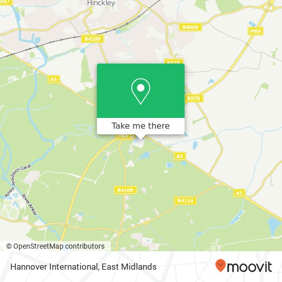 Hannover International map