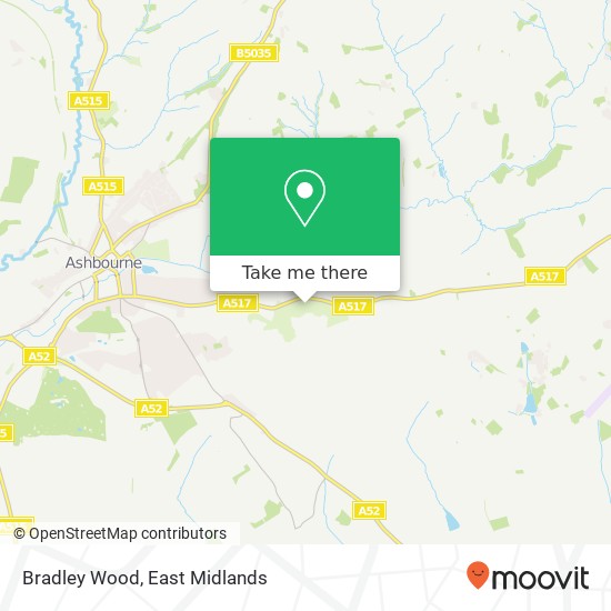 Bradley Wood map