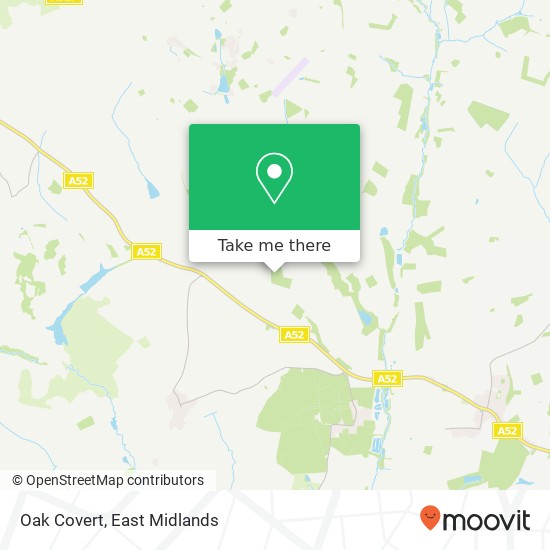 Oak Covert map