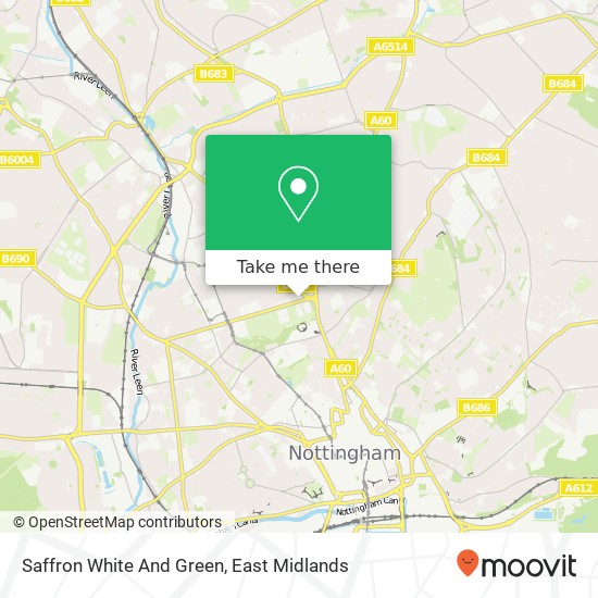 Saffron White And Green map