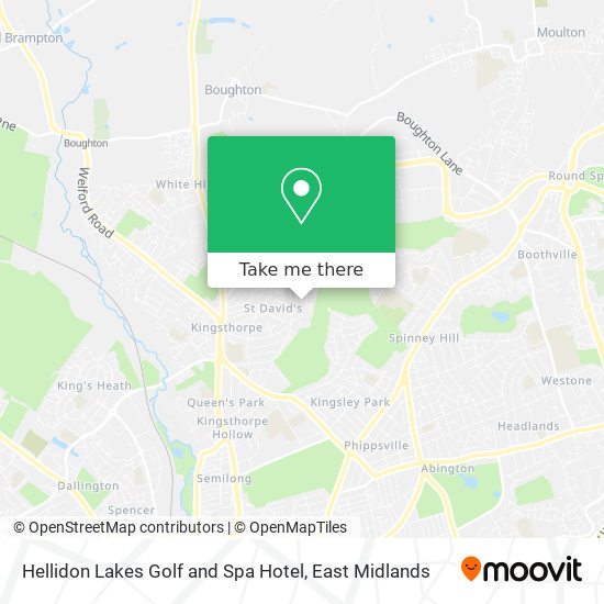 Hellidon Lakes Golf and Spa Hotel map