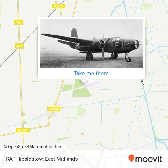 RAF Hibaldstow map