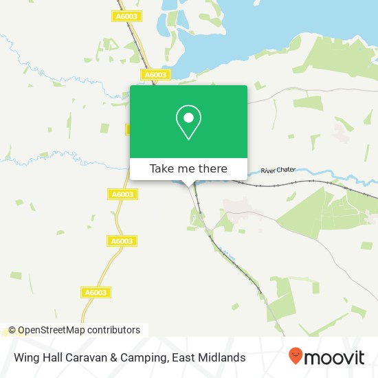 Wing Hall Caravan & Camping map