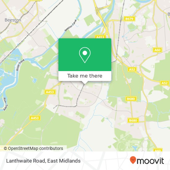 Lanthwaite Road map