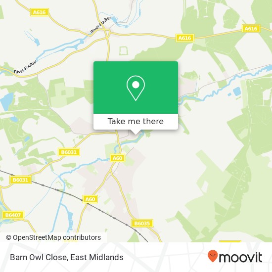 Barn Owl Close map