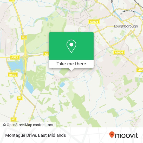 Montague Drive map