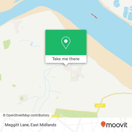 Meggitt Lane map