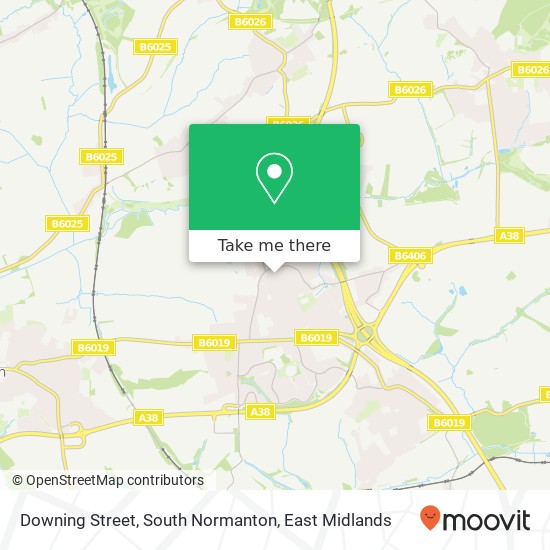 Downing Street, South Normanton map