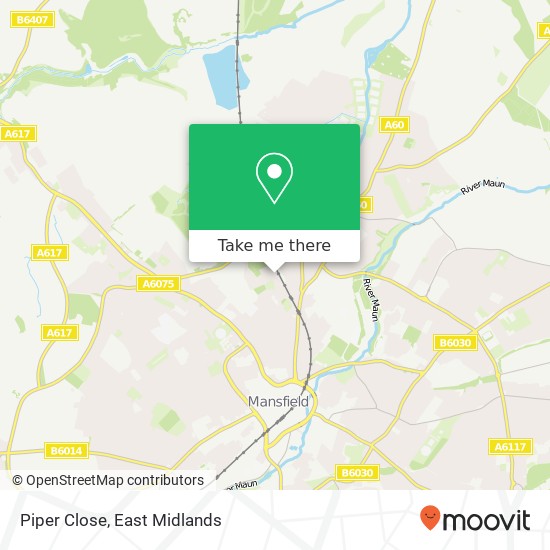 Piper Close map