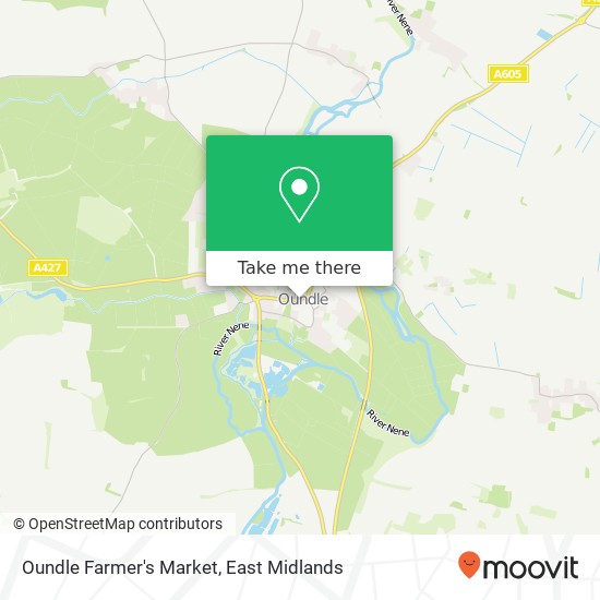 Oundle Farmer's Market map