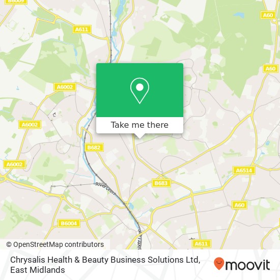 Chrysalis Health & Beauty Business Solutions Ltd map