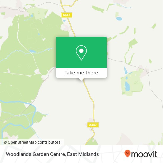 Woodlands Garden Centre map