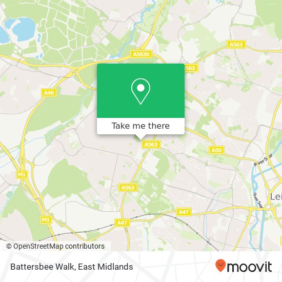 Battersbee Walk map