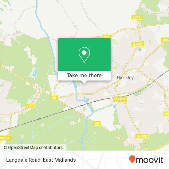 Langdale Road map