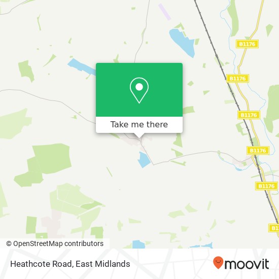 Heathcote Road map