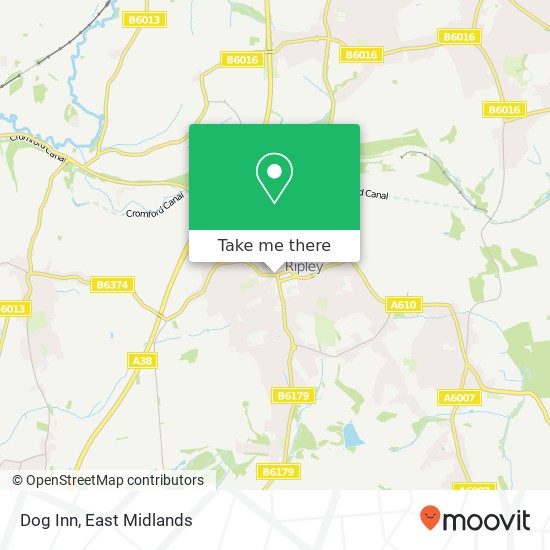 Dog Inn map