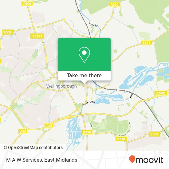 M A W Services map