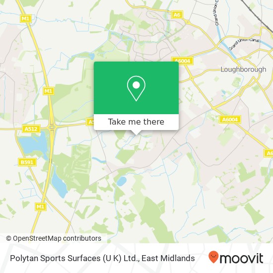 Polytan Sports Surfaces (U K) Ltd. map