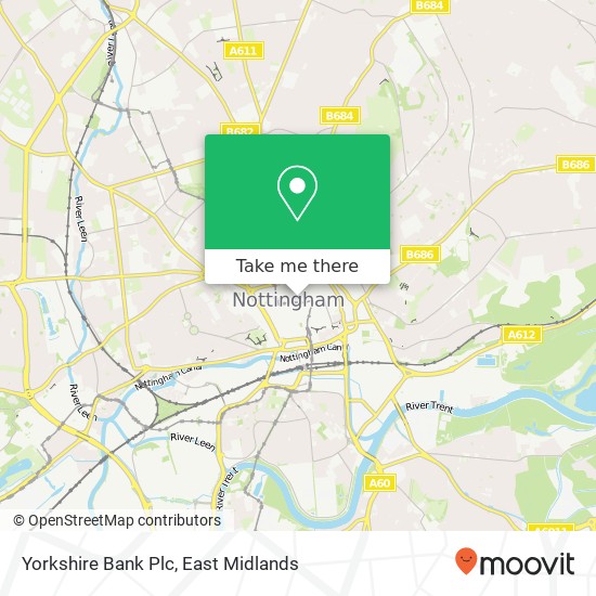 Yorkshire Bank Plc map