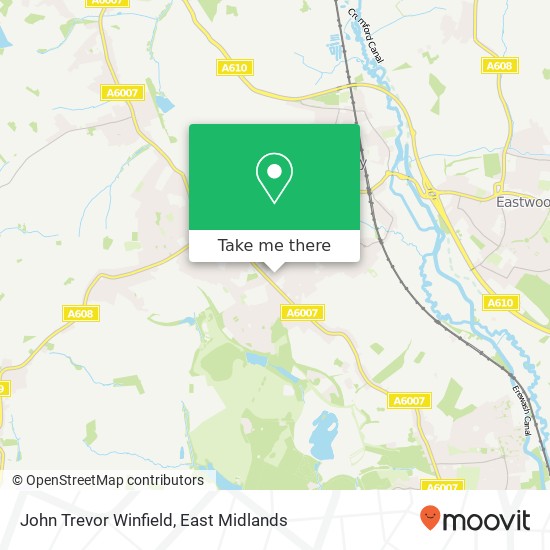 John Trevor Winfield map