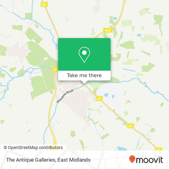 The Antique Galleries map