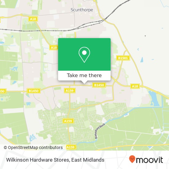 Wilkinson Hardware Stores map