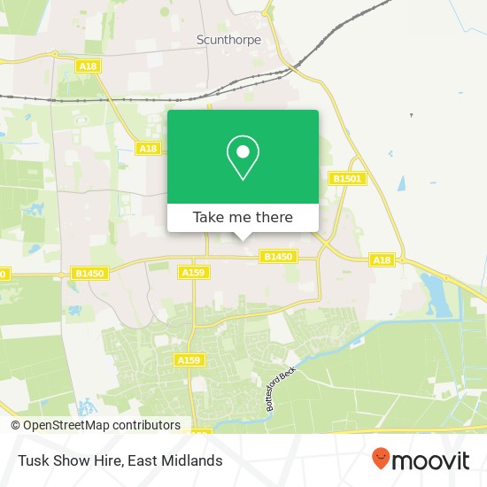 Tusk Show Hire map