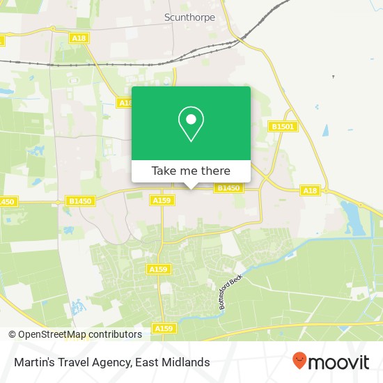 Martin's Travel Agency map