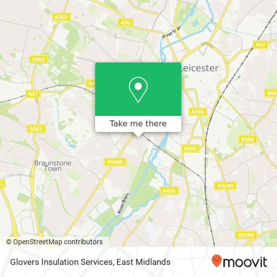 Glovers Insulation Services map