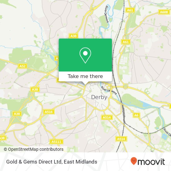 Gold & Gems Direct Ltd map