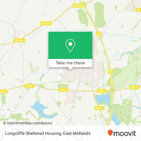 Longcliffe Sheltered Housing map