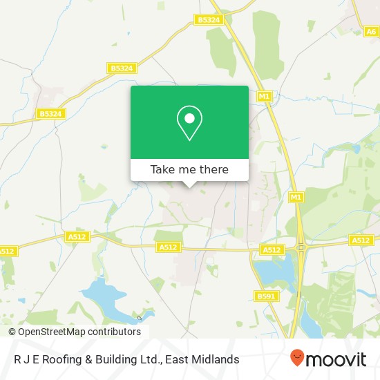 R J E Roofing & Building Ltd. map