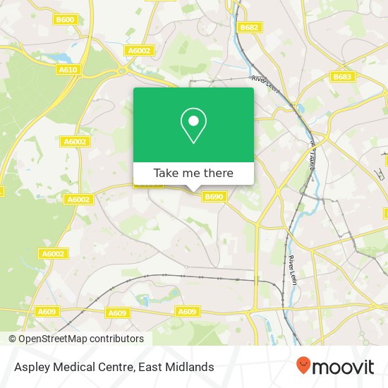 Aspley Medical Centre map