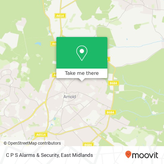 C P S Alarms & Security map