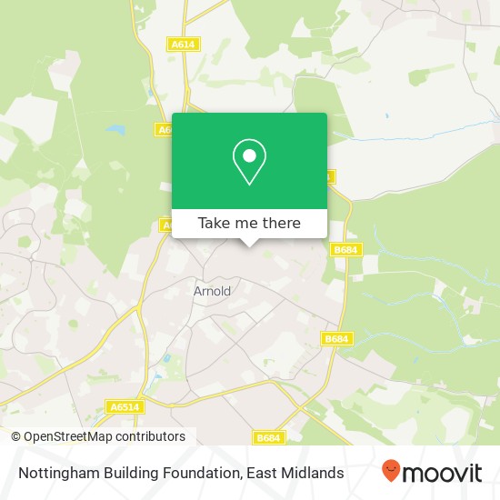 Nottingham Building Foundation map