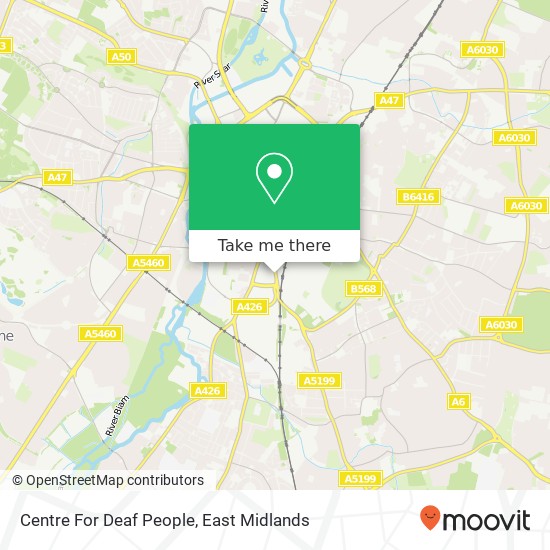 Centre For Deaf People map