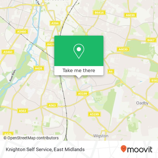 Knighton Self Service map