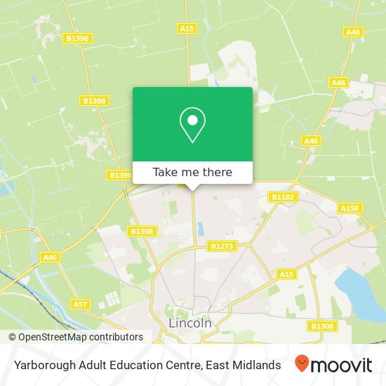 Yarborough Adult Education Centre map