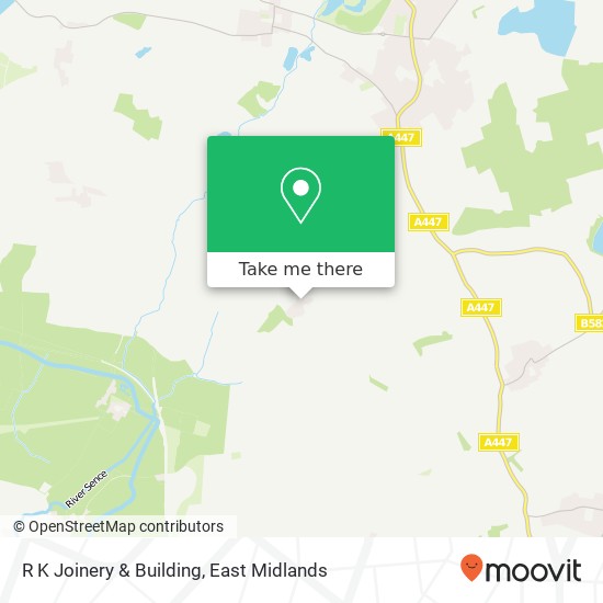 R K Joinery & Building map