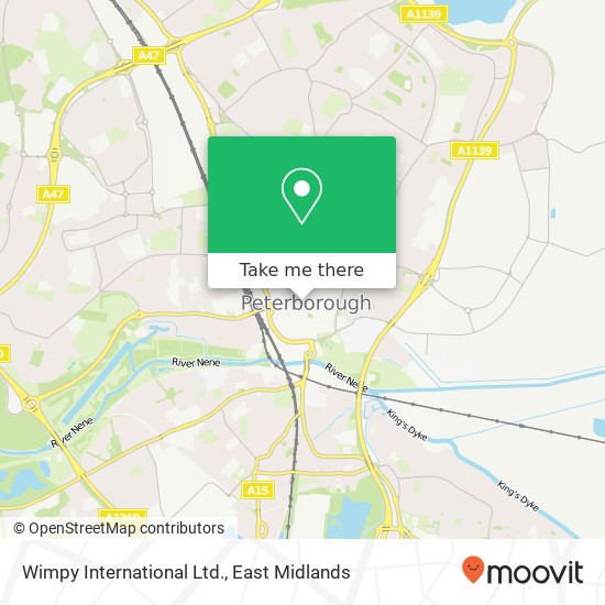 Wimpy International Ltd. map