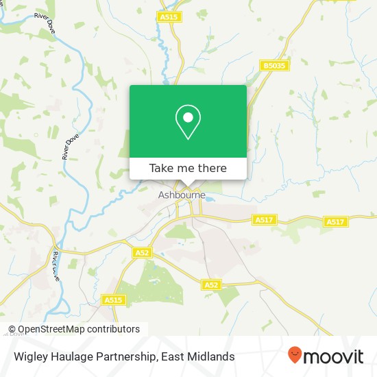 Wigley Haulage Partnership map