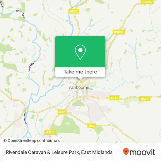 Rivendale Caravan & Leisure Park map