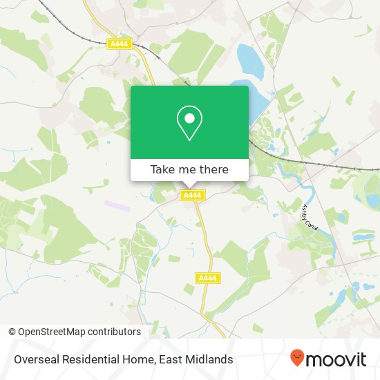Overseal Residential Home map