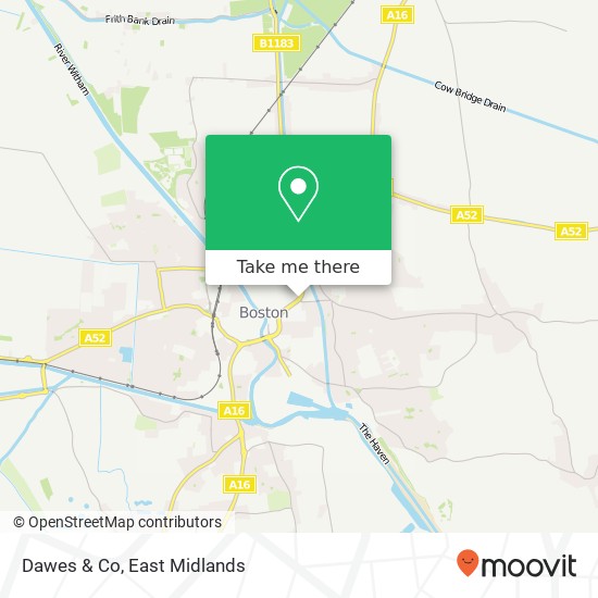 Dawes & Co map