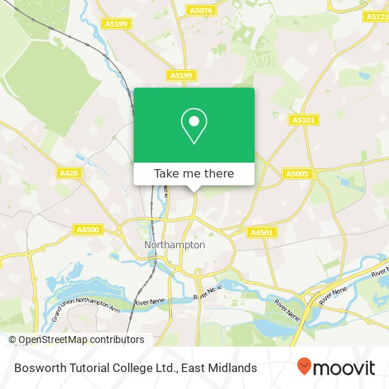 Bosworth Tutorial College Ltd. map