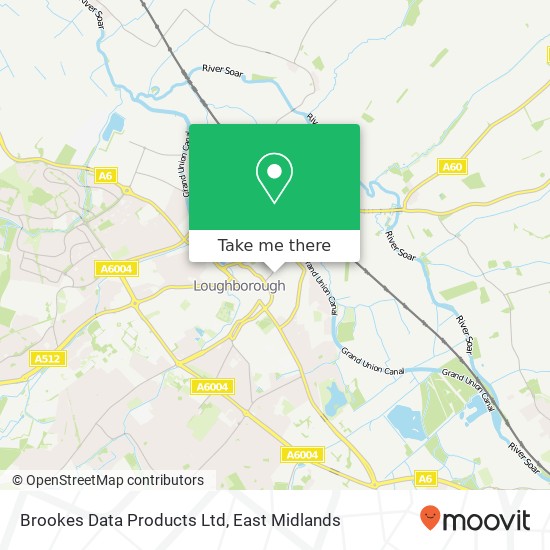 Brookes Data Products Ltd map