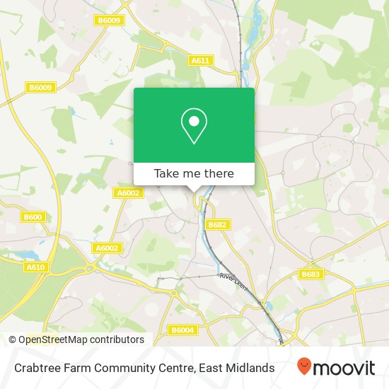 Crabtree Farm Community Centre map