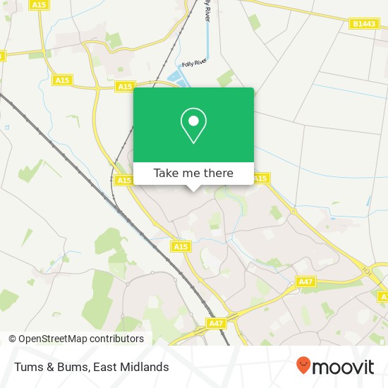 Tums & Bums map