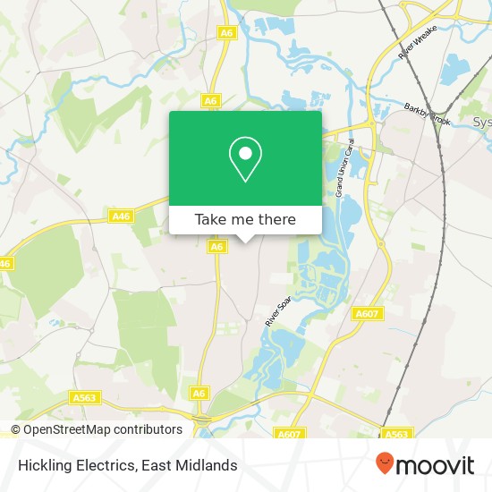 Hickling Electrics map